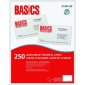 Basics&reg; Business Cards, Laser & Inkjet, White, 250/pkg
