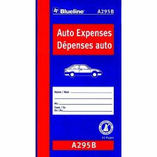 Blueline Auto Expense Log Book