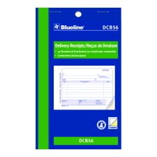 Blueline Delivery Book, 2-Part, Bilingual, 4-1/4" x 7"