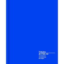 Blueline A1740 Columnar Book, 12-1/4" x 9-7/8", 12-column