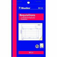 Blueline Requisition Book, 2-Part, Bilingual, 4-1/4" x 7"