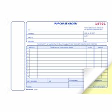 Blueline Purchase Order Books, 5 3/8" x 8"