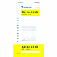 Blueline Sales Book, 3-Part, Bilingual, 8-1/2" x 11"