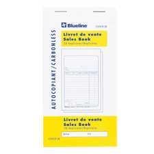 Blueline Counter Sales Book