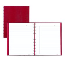 Blueline NotePro Notebook, 10-3/4" x 8-1/2", 150pgs, Red