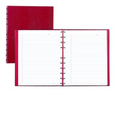 Blueline NotePro Notebook, 10-3/4" x 8-1/2", 200pgs, Red