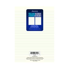 Filofax Refill Sheets, Ruled, 8-1/4" x 5-13/16", Cream, 32/pkg