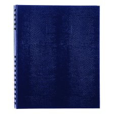 Blueline NotePro Notebook, Ruled, 10-3/4" x 8", 150pgs, Indigo Blue
