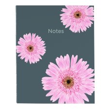 Blueline NotePro Pink Ribbon Notebook, Daisy