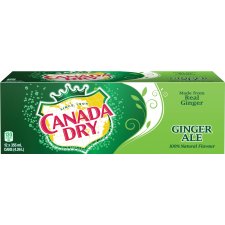 Canada Dry Ginger Ale, 355 mL, 12/cs