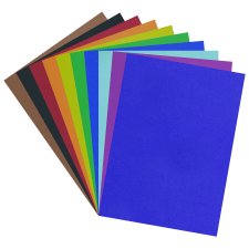 Pacon® 4-Ply Railroad Board, Assorted Colours, 100/pkg