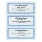 St. James&reg; Regent Gift Certificates, Blue, 75/pkg