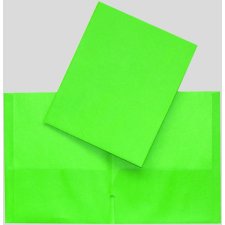 Hilroy Twin Pocket Portfolio, 11-3/4" x 9-1/2", Green