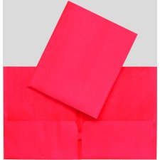 Hilroy Twin Pocket Portfolio, 11-3/4" x 9-1/2", Red