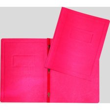 Hilroy Panel & Border Report Cover, 11-1/2" x 9-1/8", Red