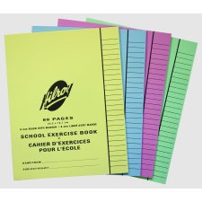 Hilroy Exercise Book, Ruled w/Margin, 9-1/8 x 7-1/8", 80 pages