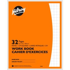 Hilroy Exercise Book, Metric, 9-1/8" x 7-1/8", 32 Pages