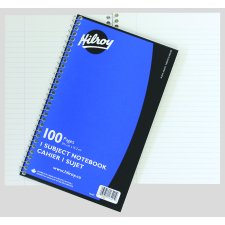 Hilroy 1-Subject Notebook, 9-1/2" x 6", Blue