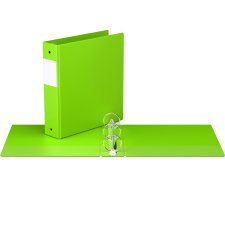 Davis Group® Essential Premium Economy Round Ring Binder, 2", Lime Green