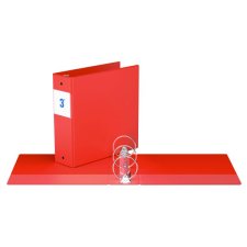 Davis Group® Essential Premium Economy Round Ring Binder, 3", Orange