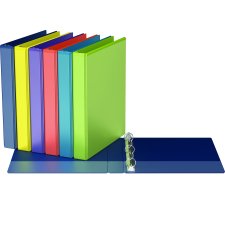 Davis Group Easyview® Premium Round Ring Binder, 2", Turquoise