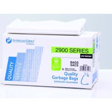 Ralston 2900 Series EcoLogo Industrial Garbage Bags, Strong, 26" x 36", Clear, 200/bx