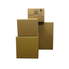 Kraft Corrugated Shipping Box, 18" x 24" x 18"