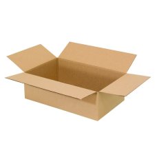 Kraft Corrugated Shipping Boxes, 12"W x 6"D x 4"H, 25/pkg