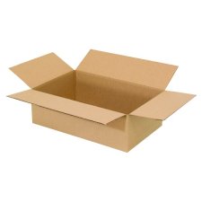 Kraft Corrugated Shipping Boxes, 6"W x 6"D x 2"H, 25/pkg