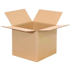 Kraft Corrugated Shipping Boxes, 9"W x 9"D x 9"H, 25/pkg