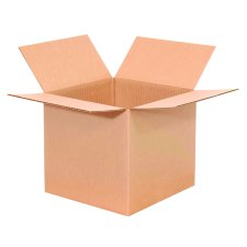 Kraft Corrugated Shipping Boxes, 10" x 10" x 10", 25/pkg