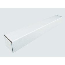 Square Mailing Tube, 25" x 3", White