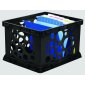 Storex File Crate, Letter/Legal, Black