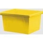 Storex Storage Bin, 15L Yellow