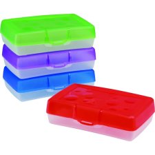 Storex® Pencil Box, Assorted Colours