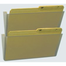 Storex® Wall Files, Legal, Clear, 2/pkg