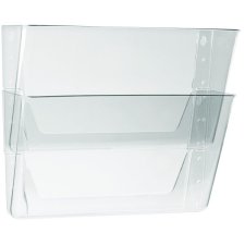 Storex® Wall Files, Letter, Clear, 2/pkg
