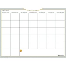 AT-A-GLANCE® WallMates Self-Adhesive Dry Erase Monthly Planner, 18" x 24", Trilingual