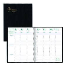 Blueline® Timanager® Weekly/Monthly Business Diary, 11" x 8-1/2", Black