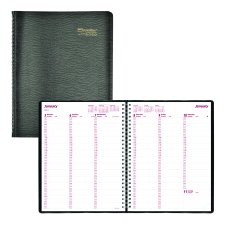 Brownline® Essential Weekly Diary, 11" x 8-1/2", Black