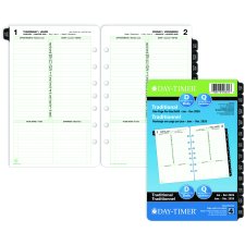 Day-Timer® Daily Refill, Desk Size, 1-Page/Day, Bilingual
