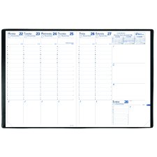 Quo Vadis Trinote Freeport Weekly Diary, 9-1/2" x 7-1/4", Black