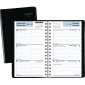 AT-A-GLANCE&reg; Weekly Desk Diary, 6" x 3-3/4", Bilingual, Black