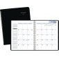 AT-A-GLANCE® Monthly Wire Bound Diary, 8-3/4" x 6-7/8", Bilingual