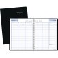 AT-A-GLANCE® Weekly Appointment Book, 11" x 8", Bilingual, Black