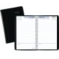 AT-A-GLANCE® Daily Appointment Book, 8" x 4-7/8", Bilingual, Black