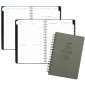 AT-A-GLANCE® Signature Collection Weekly/Monthly Planner, 8-1/2" x 6", Bilingual, Grey