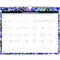 AT-A-GLANCE® Badge Floral Wall Calendar, 15" x 12", Bilingual, Purple