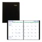 Blueline® Essential Monthly Diary, 11" x 9-1/16", Bilingual, Black