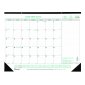 Blueline® Ecologix Monthly Desk Pad, 22" x 17", Bilingual